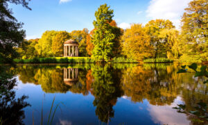 Leibniz-Rundgang, Georgengarten mit Leibniztempel