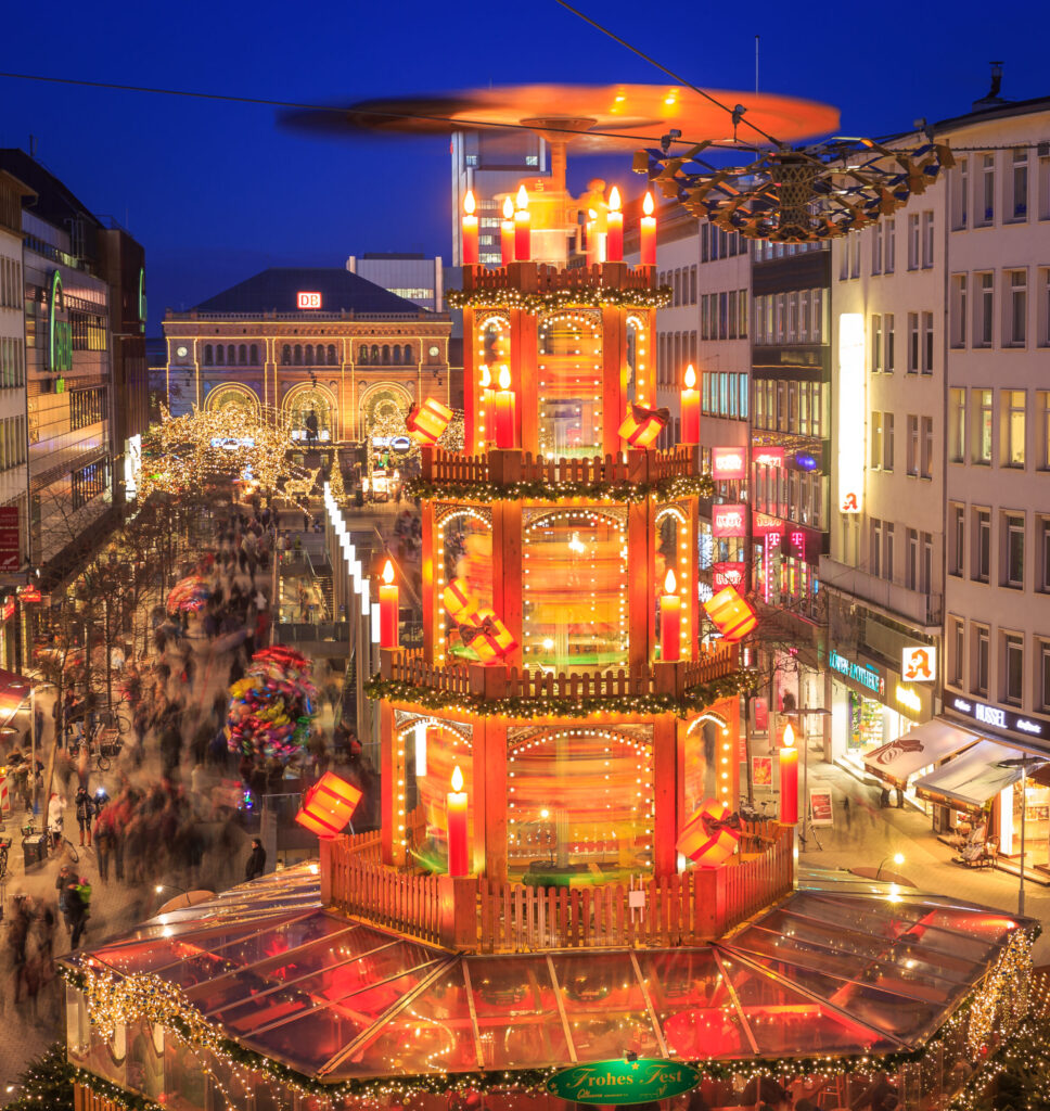 Weihnachtspyramide am Kröpcke, Weihnachtsmärkte in Hannover