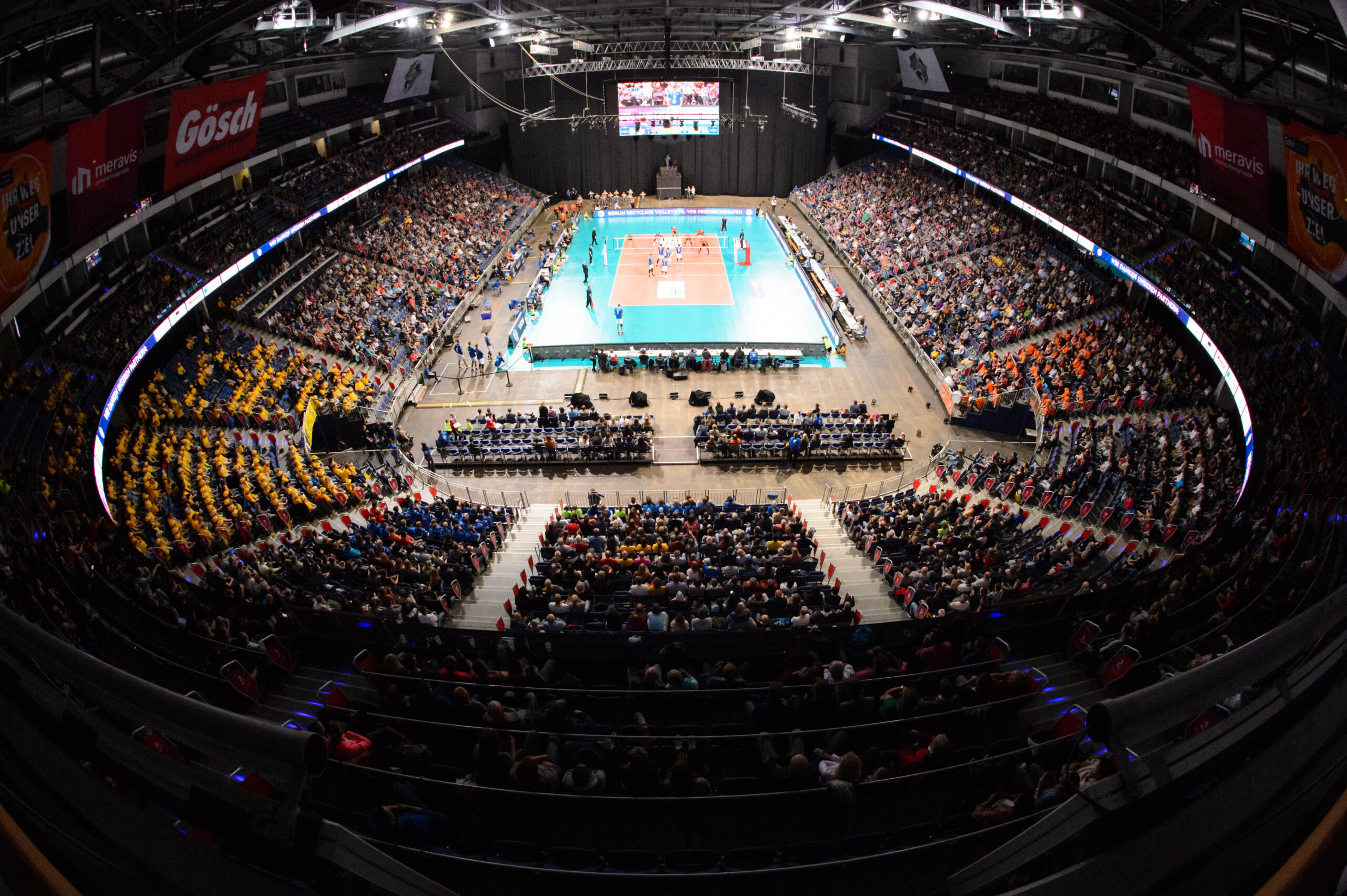 Volleyball, Supercup, Berlin Recycling Volleys vs. VfB Friedrichshafen