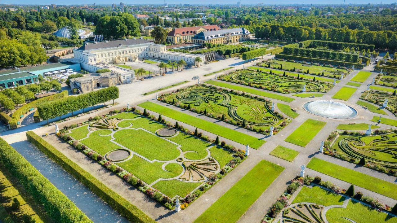 Luftaufnahme Großer Garten Herrenhausen