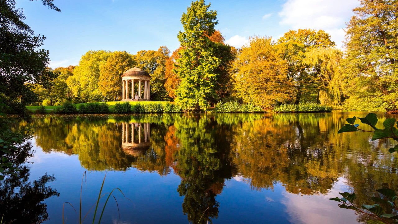 Leibniz-Rundgang, Georgengarten mit Leibniztempel